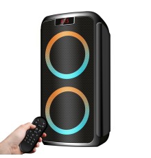Ginzzu GM-202, Акустическая система Midi, RGB/BT/USB/SD/FM/ДУ