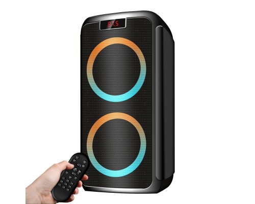 [Колонки Ginzzu] Ginzzu GM-202, Акустическая система Midi, RGB/BT/USB/SD/FM/ДУ