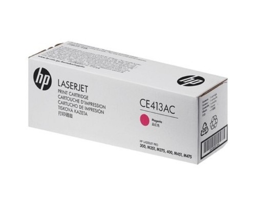 [Расходные материалы] HP Картридж CE413AC 305A лазерный пурпурный (2600 стр) (белая корпоративная коробка)