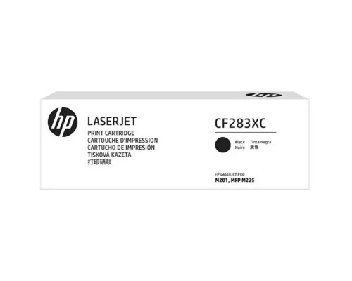 [Расходные материалы] HP Картридж CF283XC 83X лазерный увеличенной емкости (2200 стр) (белая корпортивная коробка)