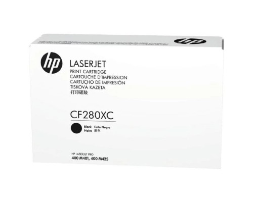 [Расходные материалы] HP Картридж CF280XC 80X лазерный увеличенной емкости (6900 стр) (белая корпоративная коробка)