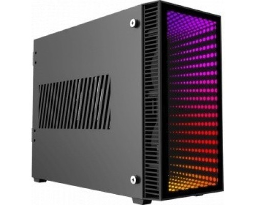 [Корпуса] GameMax [Abyss ITX] без БП (Черн., Mini-ITX, зак.стекло,USB3.0, 2*120мм вент+пульт)