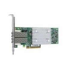 QLogic 32Gb Dual Port FC HBA, PCIe Gen3 x8, SR LC multi-mode optic (QLE2742-SR-CK)
