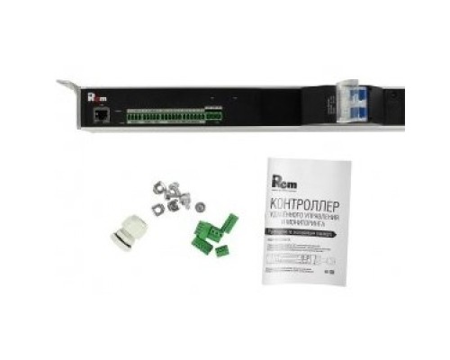 [Аксессуар] REM Упр. верт. блок розеток с монит. Rem-MC1 4x3 С13, 2x2 С19, 32A, алюм., 33-48U, колодка R-MC1-32-4x3C13-2x2C19-A-1420-K