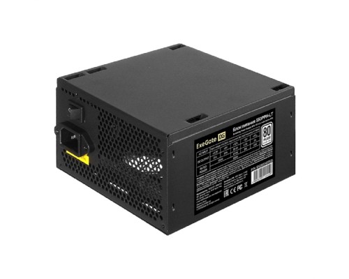 [Блок питания] Exegate EX282042RUS Блок питания 550W Exegate 550PPH-LT, RTL, 80+, ATX, black, APFC, 12cm, 24p, (4+4)p, 5*SATA, 3*IDE
