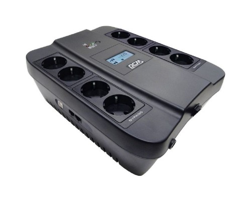 [ИБП] PowerCom Spider SPD-750U LCD ИБП {Line-Interactive, 750VA / 450W, 8xEURO: 4 с резервным питанием, 4 с фильтрацией, USB} (1138691/1642610)
