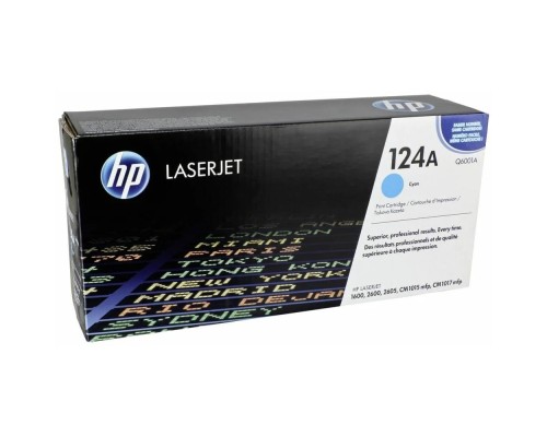 [Расходные материалы] HP Q6001A Картридж ,Cyan{Color LaserJet 2600, Cyan, (2000стр.)}
