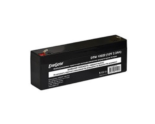 [батареи] Exegate EX282957RUS Аккумуляторная батарея DTM 12022 (12V 2.2Ah, клеммы F1)