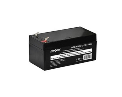 [батареи] Exegate EX282959RUS Аккумуляторная батарея DTM 12032 (12V 3.2Ah, клеммы F1)