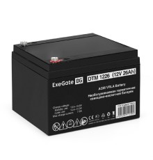 Exegate EX282971RUS Аккумуляторная батарея DTM 1226 (12V 26Ah, под болт М5)