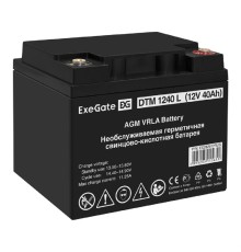 Exegate EX282977RUS Аккумуляторная батарея DTM 1240 L (12V 40Ah, под болт М5)