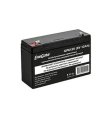 Exegate EX282954RUS Аккумуляторная батарея GP6120 (6V 12Ah, клеммы F1)