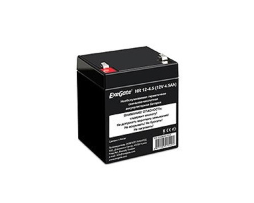 [батареи] Exegate EX282961RUS Аккумуляторная батарея HR 12-4.5 (12V 4.5Ah, клеммы F1)