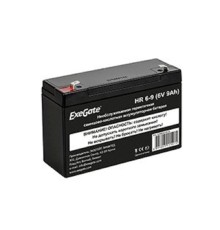 Exegate EX282953RUS Аккумуляторная батарея HR 6-9 (6V 9Ah 634W, клеммы F2)