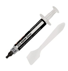Exegate EX282346RUS Термопаста ETS-6WMK Silver, шприц с лопаткой, 2г