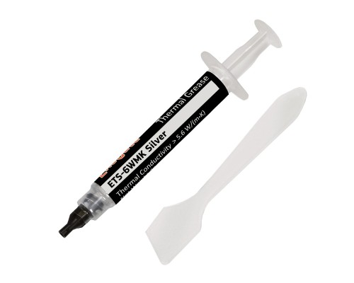 [Термопаста] Exegate EX282346RUS Термопаста ETS-6WMK Silver, шприц с лопаткой, 2г
