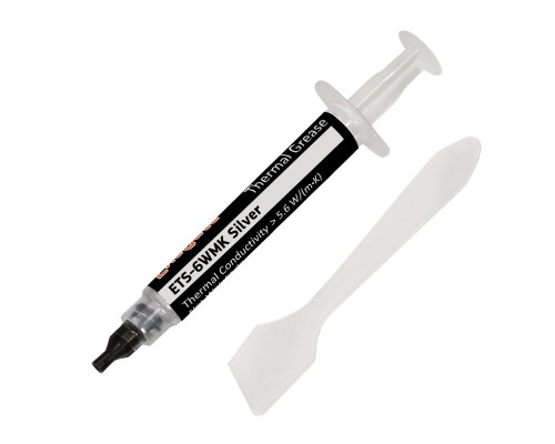 [Термопаста] Exegate EX282349RUS Термопаста ETS-6WMK Silver, шприц с лопаткой, 30г
