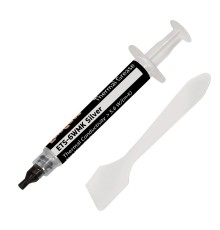 Exegate EX282348RUS Термопаста ETS-6WMK Silver, шприц с лопаткой, 8г