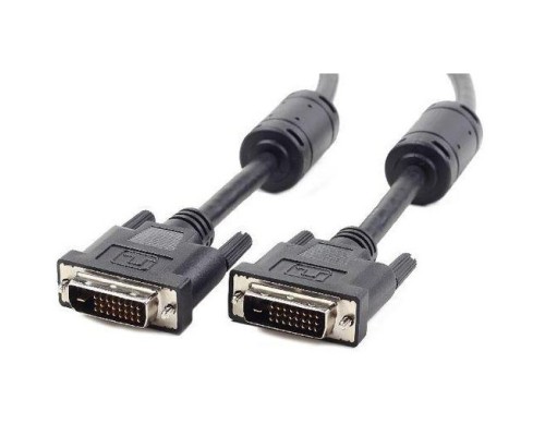 [кабели] Кабель DVI-D dual link Cablexpert CC-DVI2L-BK-10, 25M/25M, 3.0м, CCS, черный, экран, феррит.кольца, 