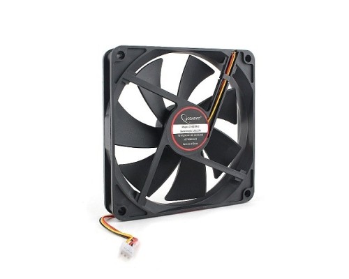 [Вентилятор] Gembird Вентилятор 140x140x25, шарикоподшипник, 3 pin, провод 40 см (D14025BM-3)