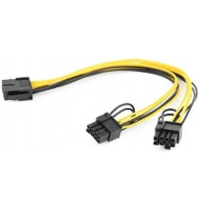 Cablexpert Кабель питания PCI-Express 8-пин на 6+2 пин x 2 шт., 0.3 м (CC-PSU-85)
