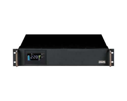 [ИБП] PowerCom King Pro RM KIN-1500AP LCD (2U) ИБП {Line-Interactive, 1500VA/1200W, Rack, 6х С13, Serial+USB, SmartSlot, RS-232} (1152600)