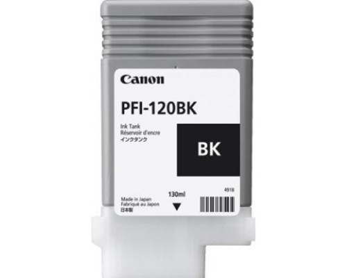 [Расходные материалы] Canon PFI-120BK 2885C001  Картридж для  TM-200/TM-205/TM-300/TM-305, 130 мл. чёрный 