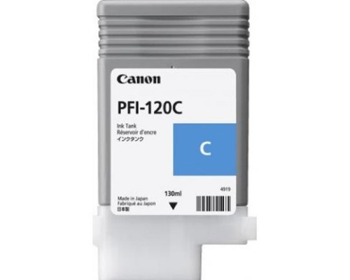[Расходные материалы] Canon PFI-120C 2886C001  Картридж для  TM-200/TM-205/TM-300/TM-305, 130 мл. голубой