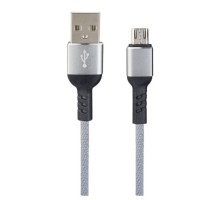 PERFEO Кабель USB2.0 A вилка - Micro USB вилка, серый, длина 1 м., бокс (U4806)