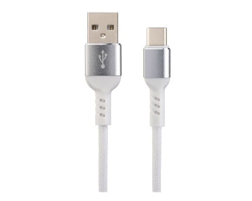 [кабели] PERFEO Кабель USB2.0 A вилка - USB Type-C вилка, белый, длина 1 м., бокс (U4906)