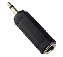 PERFEO Переходник Jack 6.35 мм розетка - Jack 3.5 мм вилка, стерео-аудио (A7024)