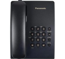 Panasonic KX-TS2350RUB (черный) {повтор номера, регул-ка громкости, кр.на стену}
