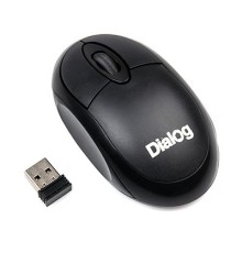Мышь MROC-10U Dialog Comfort RF 2.4G Optical - 3 кнопки + ролик прокрутки, USB, черная