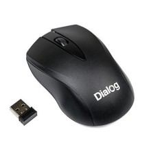 Мышь MROC-15U Dialog Comfort RF 2.4G Optical - 3 кнопки + ролик прокрутки, USB, черная