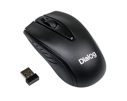 [Мышь] Мышь MROC-17U Dialog Comfort RF 2.4G Optical - 3 кнопки + ролик прокрутки, USB, черная