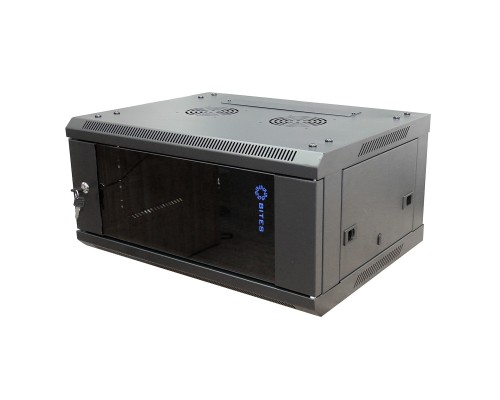 [Монтажный шкаф] 5bites Шкаф телекоммуникационный настенный TC6401-06B 6U / 600*450 / WALL / BLACK