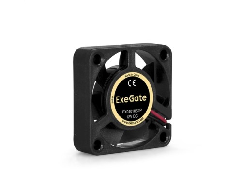 [Вентиляторы] Exegate EX283363RUS Вентилятор ExeGate EX04010S2P, 40x40x10 мм, подшипник скольжения, 2pin, 5500RPM, 22dBA