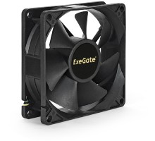 Exegate EX283377RUS Вентилятор ExeGate EX08025S3P, 80x80x25 мм, подшипник скольжения, 3pin, 1800RPM, 23dBA