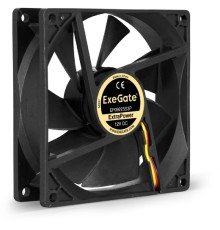 Exegate EX283383RUS Вентилятор ExeGate ExtraPower EP09225S3P, 92x92x25 мм, подшипник скольжения, 3pin, 2200RPM, 24dBA