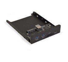 Exegate EX283578RUS Планка USB на переднюю панель ExeGate U3H-621, 3,5