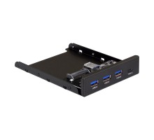 Exegate EX283579RUS Планка USB на переднюю панель ExeGate U3H-623, 3,5