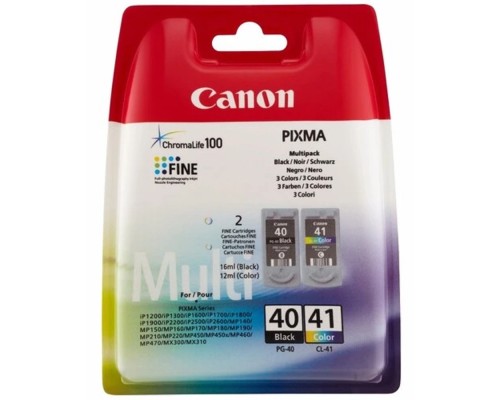 [Расходные материалы] Canon PG-40/CL-41  Набор картриджей  для Pixma IP1200/1600/2200/6210D/6220D, MP150/170/450
