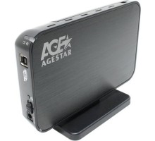 AgeStar 3UB3A8-6G (Black) Мобил рек, usb3.0 to 3,5