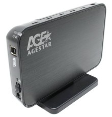 AgeStar 3UB3A8-6G (Black) Мобил рек, usb3.0 to 3,5