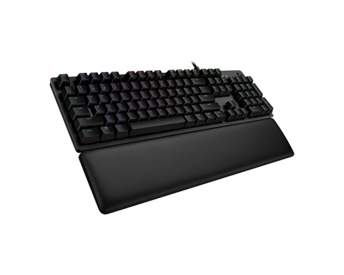 [Клавиатура] 920-009329 Logitech Клавиатура G513 Tactile (GX Brown switches) механическая черный USB Multimedia for gamer LED (подставка для запястий)