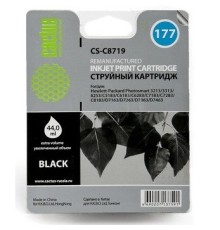 Картридж струйный Cactus CS-C8719 №177XL черный (38мл) для HP 3100/3110/3207/3210/3213/3214/3308/8250/8253/C5140