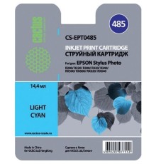 Картридж струйный Cactus CS-EPT0485 светло-голубой (14.4мл) для Epson Stylus Photo R200/R220/R300/R320/R340/RX500/RX600/RX620/RX640