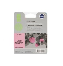 Картридж струйный Cactus CS-EPT0806 светло-пурпурный для Epson Stylus Photo P50/PX650/PX660/PX700/PX