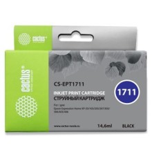 Картридж струйный Cactus CS-EPT1711 черный для Epson XP-33/103/203/207/303/306/403/406 (14.6мл)