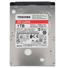 1TB Toshiba L200 Slim (HDWL110UZSVA/HDKCB88ZKA01T) {SATA-III, 5400RPM, 128MB, 2.5